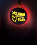 Комплект от 2бр Светодиодни LED Лед Габарити Обеци 24V оранжево-червено King