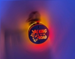 Комплект от 2бр Светодиодни LED Лед Габарити Обеци 24V оранжево-червено King