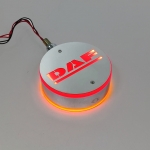 Комплект от 2бр Светодиодни LED Лед Габарити Обеци 24V оранжево-червено DF