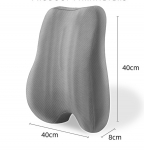 Ортопедична анатомична възглавница за лумбална опора от мемори пяна против болки в гърба и кръста