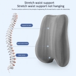 Ортопедична анатомична възглавница за лумбална опора от мемори пяна против болки в гърба и кръста