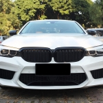 Двойни Бъбреци Решетки За BMW 5 Series БМВ 5-та Серия G30 G31 G38 2017-2019г. 520i, 523i, 528i, 530i, 535i, 550i, 520d, 530d, 530e, 530eX, 530iX, 550iX (xDrive), 540dXЧерен Гланц Лак