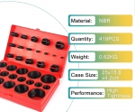 Универсален комплект от 419 бр. гумени О-пръстени 