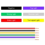 Комплект Ляв + Десен Диодни LED Лед Стопове 12V-24V с Динамичен Мигач Неон Neon Ефект 32x13cm За Бус Камион Тир Ремарке Караванa