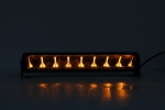 45 cm 12 - 24 V Висококачествен Led Bar Лед Бар Диоден Прожектор DRL с бяла габаритна светлина и оранжева аварийна блиц 80W 5500LM