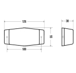 LED Лед Диодна лампа с оранжева аварийна блиц светлина мигаща 12V - 24V за Пътна помощ Селскостопански Машини платформа и Др.