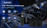 HD WIFI Безжичен ендоскоп камера за телефон съвместим с iOS и Android 720p 5м кабел