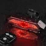 Комплект мигачи за велосипед, тротинетка с включен клаксон, USB зареждане, 5 режима на светлина, IP65 водо- и прахоустойчивост, лесен монтаж