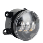 Комплект 2 броя LED фарове за мъгла, халогени за Dacia, Renault, Ford, Citroen, Suzuki, бяла светлина, Ø91 мм, 12V, алуминиев корпус, H8/H11 букса