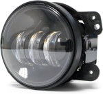 Комплект 2 броя LED фарове за мъгла, халогени за Dacia, Renault, Ford, Citroen, Suzuki, бяла светлина, Ø91 мм, 12V, алуминиев корпус, H8/H11 букса