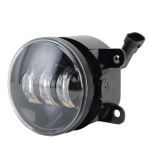 Комплект 2 броя LED фарове за мъгла, халогени за Dacia, Renault, Ford, Citroen, Suzuki, бяла светлина, Ø91 мм, 12V, алуминиев корпус, H8/H11 букса