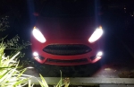 Комплект 2 броя LED фарове за мъгла, халогени за Dacia, Renault, Ford, Citroen, Suzuki, бяла светлина, Ø91 мм, 12V, алуминиев корпус, H8/H11 букса