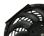 Универсален електрически вентилатор за радиатор - 12 инча (30см.), 12V, 80W, ABS и стомана, безшумен