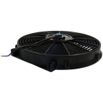 Универсален електрически вентилатор за радиатор – 14 инча(36см), 12V, 80W, ABS и стомана, безшумен