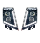 Комплект LED Фарове с DRL дневна светлина къси-дълги, мигач за камион Volvo FH13 FH16 FM460 FH500 - 24V