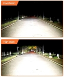 Комплект от 2 броя LED крушки с лупа, Y10 H4, 200%, 60W 6400LM, 6000K, 360° Canbus без грешки – 12V