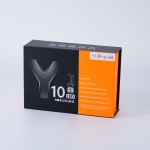 Комплект от 2 броя LED крушки с лупа, Y10 H4, 200%, 60W 6400LM, 6000K, 360° Canbus без грешки – 12V