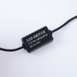 Комплект от 2 броя LED крушки с лупа, Y10 H4, 200%, 60W 6400LM, 6000K, 360° Canbus без грешки – 12V