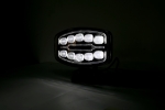 LED Халоген Фар 3 Функции DRL бяла/оранжева светлина с 360° аварийна лампа с 4 функции на премигане 12-24V за джип камион агротехника и др.