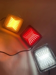 LED оранжев сигнален габарит с 70 LED светодиода, 12-24V