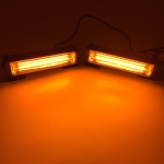 Комплект 2 Броя С Контролер 12.5 cm Сигнална Аварийна Блиц Маяк Led Бар Лампа Пътна Помощ Платформа