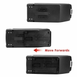 Подлакътник барче за VW Golf V MK5, VI MK6, VW Jetta V MK5 - Еко кожа – Черен