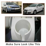 Подлакътник барче за VW Golf V MK5, VI MK6, VW Jetta V MK5 - Еко кожа – Черен