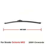 Комплект задна чистачка с рамо и перо 405mm за SKODA OCTAVIA II Комби