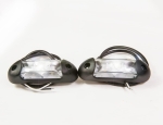 LED габарит, токос, 12V-24V, бяла, червена и оранжева светлина - за ремаркета, платформи, камиони и др.