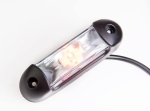 LED габарит, токос, 12V-24V, бяла, червена и оранжева светлина - за ремаркета, платформи, камиони и др.