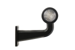 Комплект 2 бр. LED маркери рогчета 12V-24V, бяло-червено - за ремаркета, платформи, камиони и др.