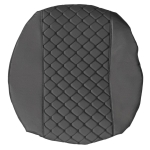 Комплект 1+1 тапицерия от еко кожа за MAN TGX 2015-2020 - черно