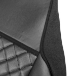 Комплект 1+1 тапицерия от еко кожа за MAN TGX EURO 6 2021+ - черно