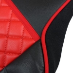 Комплект 1+1 тапицерия от еко кожа за MAN TGX EURO 6 2021+ - червено-черно