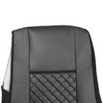 Комплект 1+1 тапицерия от еко кожа за DAF XF 106 2015-2021 - черно