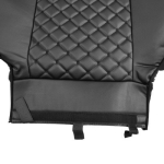 Комплект 1+1 тапицерия от еко кожа за DAF XF 106 2015-2021 - черно