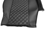 Комплект 1+1 тапицерия от еко кожа за MERCEDES ACTROS MP4 EURO 6 2015-2021 - черно