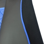 Комплект 1+1 тапицерия от еко кожа за MERCEDES ACTROS MP4 EURO 6 2015-2021 - синьо-черно