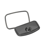 Комплект 2 броя универсални външни странични широкоъгълни огледала за обратно виждане 24х15см за камион автобус строителни и селскостопански машини багери кемпери и др.