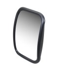 Комплект 2 броя универсално външно странично широкоъгълно огледало за обратно виждане 22х17см за камион автобус строителни и селскостопански машини кемпери и др. - одобрение E4