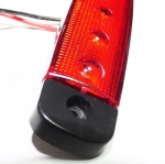 ЛЕД LED Червен Диоден Маркер Заден Габарит с 6 светодиода за камион ремарке бус ван каравана платформа 12V-24V