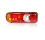 Ляв Стоп Задна Светлина За  Бус Камион ТИР Ремарке Караванa Платформа 12V-24V Тип "Рибка" С Крушки 6 Функции 35cm x 12 cm 