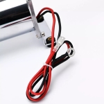 Преносим авто въздушен компресор 12V, 300 PSI, дебит 1.8 CFM, с метален маркуч - за пневматично окачване, офроуд, клаксони и въздушни системи