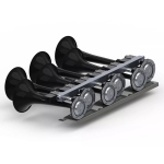 Пневматична Тромба - 30 мелодии, 24V с 6 тръби и дистанционно управление