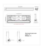 Рамка за Номер с Вграден LED Бар 20" – Бяла/Оранжева Габаритна Светлина