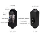 Дизелова въздушна печка за автомобили, кемпери, каравани, камиони – 5kW,  12V / 24V