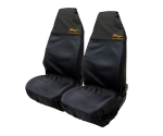 Комплект 2 бр. Универсални водоустойчиви найлонови протектори за автомобилни седалки - черни