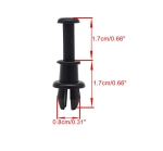 Комплект 2 бр. Щипки / Пинове за корда на кора на багажник - OEM: 1M6867574A - AUDI, SEAT, SKODA, VW