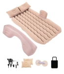 Надуваем матрак за задна седалка на автомобил с помпа и възглавници - за пътуване и къмпинг