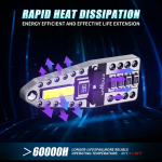 Комплект 2 бр. LED крушки T10, W5W, CANBUS, 6000K бяла светлина, 200 лумена,  12V – блистер